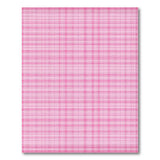 Pink Geometric Modern Pink Gingham Plaid Area Rug