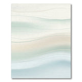 Soft Wave Blue Teal Washable Area Rug