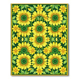 Vibrant Sunflower Garden Area Rug