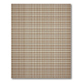 Brown and Tan Tan Brown Plaid Check Area Rug