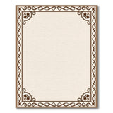 Ornate Beige Persian Border Traditional Persian Area Rug