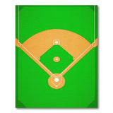 Vibrant Baseball Field Area Rug
