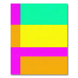 Multi-color and Patterns Geometric Modern Vibrant Multi-Color Geometric Block Area Rug