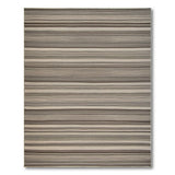 Rustic Farmhouse Brown Tan Striped Woven Area Rug