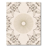 Floral Sun Mandala Area Rug