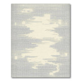 Abstract Glitch Dot Beige Area Rug