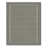 Black and White Classic Black White Gingham Check Area Rug