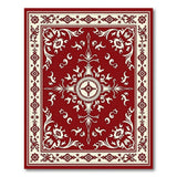 Red Ornate Persian Medallion Area Rug