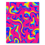Vibrant Swirl Abstract Abstract Area Area Rug