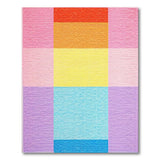 Geometric Modern Vibrant Multi-Color Geometric Block Area Rug