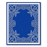 Ornate Celtic Knot Blue Area Rug