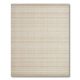 Beige Woven Grid Texture Geometric Modern Area Rug