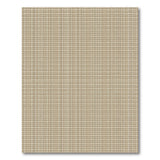 Beige Textured Woven Grid Area Rug