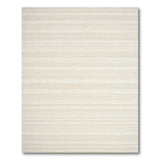 Beige and Neutral Textured Beige Striped Woven Area Rug