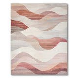 Abstract Area Beige and Neutral Wavy Abstract Beige Area Rug