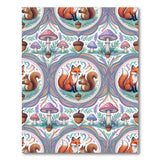 Rainbow Fox Squirrel Kids Area Rug