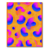 Abstract Area Multi-color and Patterns Vibrant Multi-Color Wavy Abstract Area Rug