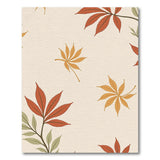 Beige Autumn Maple Leaves Area Rug