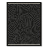 Ebony Swirl Abstract Area Rug