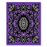 Purple Ornate Persian Area Rug