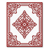 Elegant Traditional Persian Elegant Red Persian Medallion Area Rug