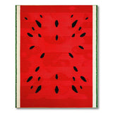 Watermelon Multi-color and Patterns Watermelon Slice Fruit Pattern Area Rug