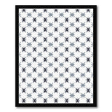 Grey Grey Star Geometric Area Rug