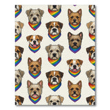 Kids Cartoon Rainbow Dogs Kids Cartoon Area Rug