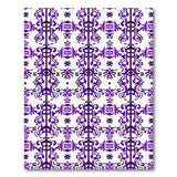 Purple Crown Floral Persian Area Rug