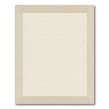 Beige and Neutral Beige Framed Geometric Area Rug
