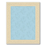 Light Blue Floral Line Art Area Rug