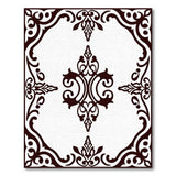 Traditional Persian Black and White Ornate Black White Traditional Persian Area Rug