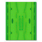 Geometric Modern Green Crocodile Scale Area Rug
