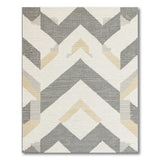 Geometric Modern Modern Grey Chevron Geometric Area Rug