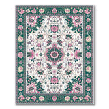 Traditional Persian Floral Medallion Area Rug