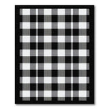 Check Black and White Black White Buffalo Check Area Rug