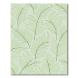 Mint Green Palm Frond Area Rug