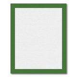 Green Border Modern Area Rug