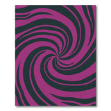 Hypnotic Purple Swirl Area Rug