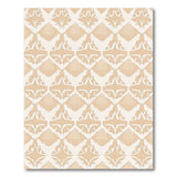 Trellis Beige and Neutral Beige Geometric Trellis Area Rug