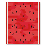 Watermelon Pixel Art Area Rug