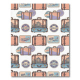 Vintage Suitcase Pride Friendly Area Rug
