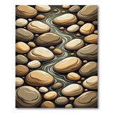 Pebble River Stream Area Rug
