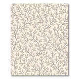 Delicate Beige Leaf Branch Area Rug