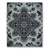 Grey Heritage Tribal Geometric Heritage Tribal Area Rug