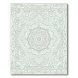 Floral Vintage Green Floral Mandala Area Rug