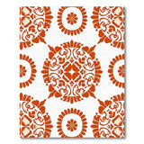 Ornate Burnt Orange Traditional Persian Area Rug
