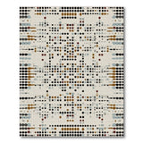 Multi-Color Geometric Dot Pattern Area Rug