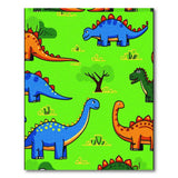 Kids Cartoon Dinosaur Area Rug