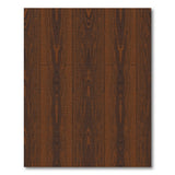 Rustic Dark Wood Grain Washable Area Rug - Low Pile, Non-Slip & Pet Friendly